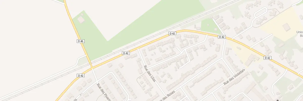 Plan du 42 Rue Gambetta à Biache-Saint-Vaast