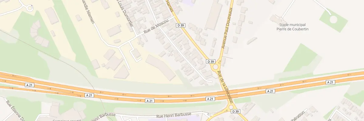 Plan du 23 Rue Lénine à Montigny-en-Gohelle