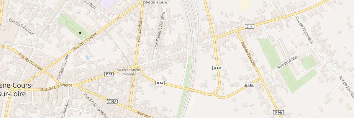 Plan du 80 Rue des Frères Gambon à Cosne-Cours-sur-Loire