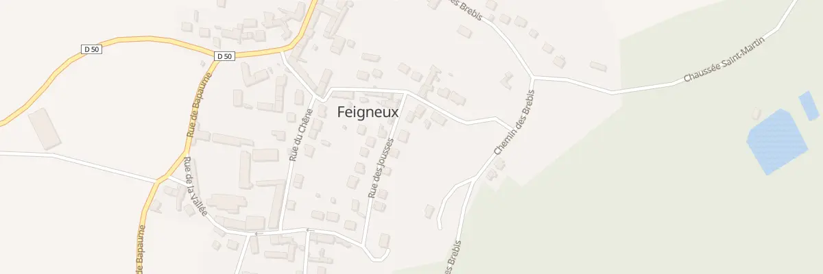 Plan du 3 Rue des Jousses à Feigneux