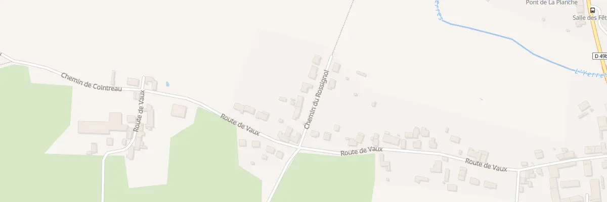 Plan du 4 Che du Rossignol à Bernay-Vilbert