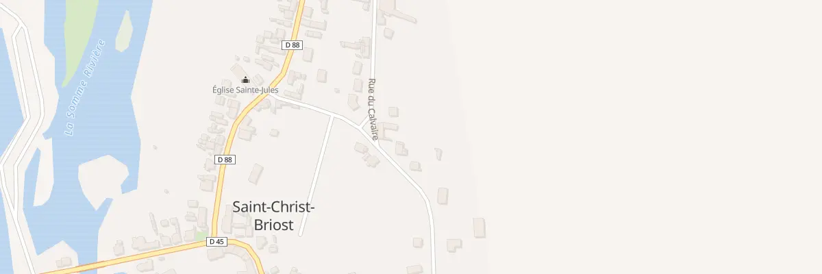Plan du 8 Rue du Calvaire à Saint-Christ-Briost