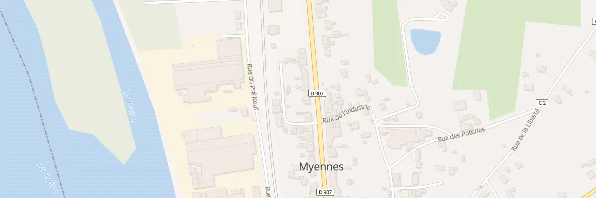 Plan du 69 Rue de Paris (Rn7) à Myennes