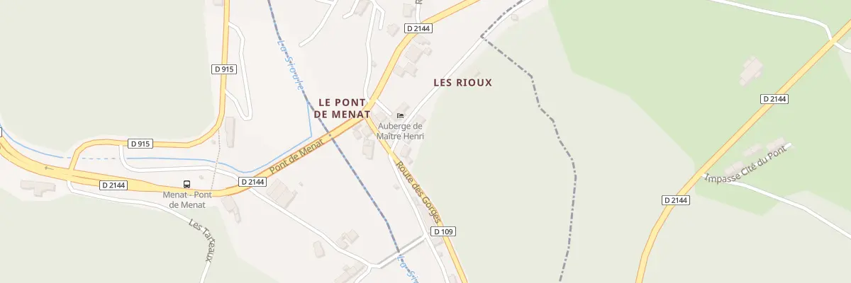 Plan du 5052 Pont de Menat à Saint-Rémy-de-Blot
