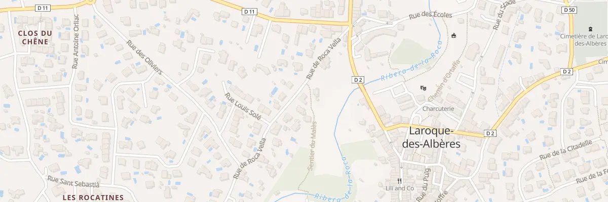 Plan du 13 Rue de Roca Vella à Laroque-des-Albères