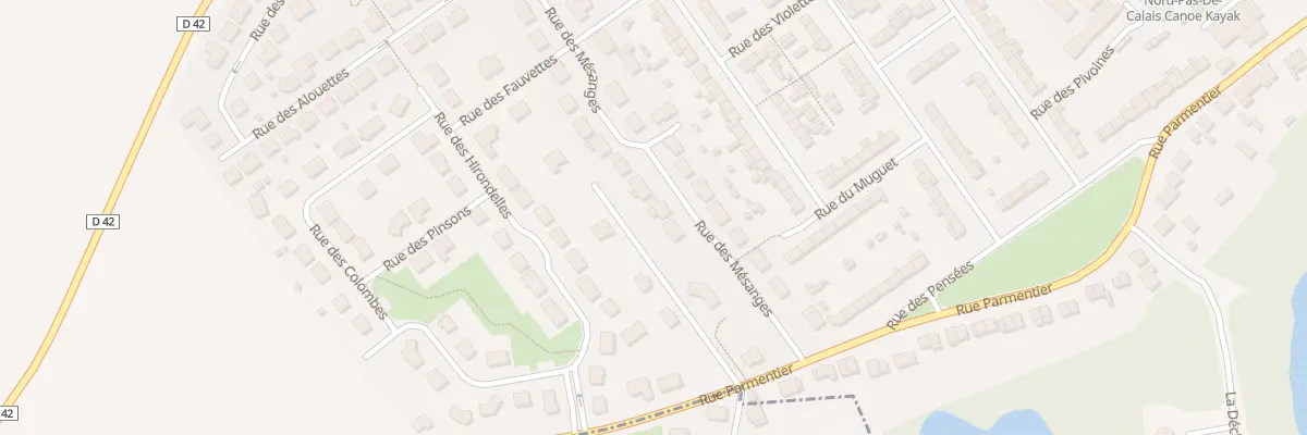 Plan du 4 Rue des Mésanges à Biache-Saint-Vaast