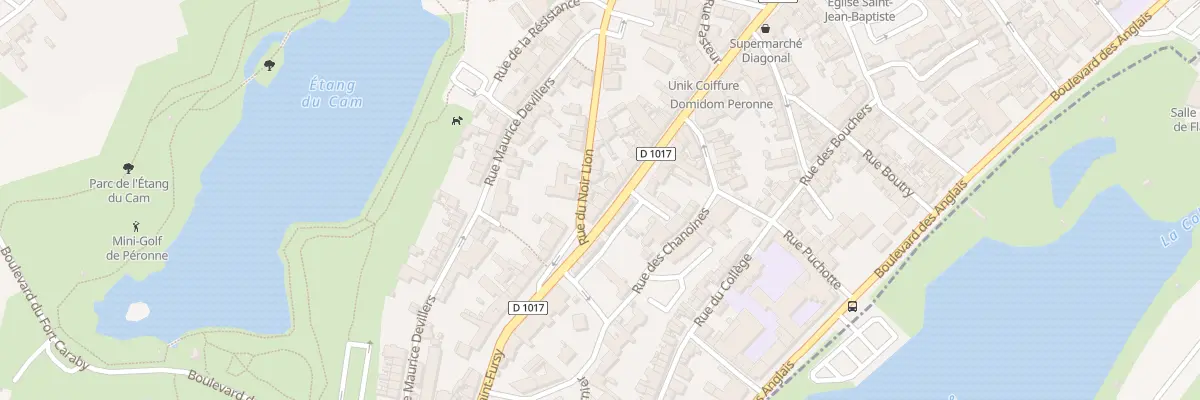 Plan du 54 Rue Saint Fursy à Péronne