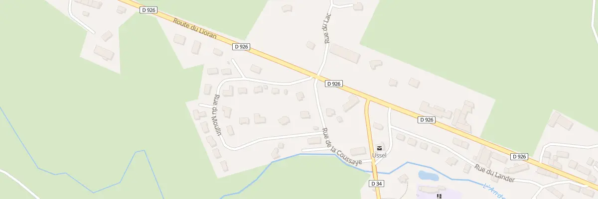 Plan du 5142 Chervigieux à Ussel