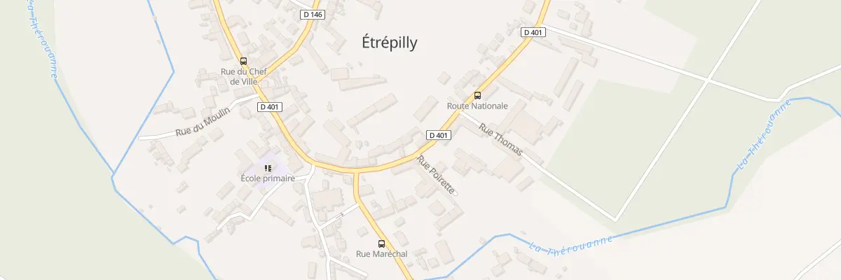 Plan du 11 Rue du Bout-monsieur à Étrépilly