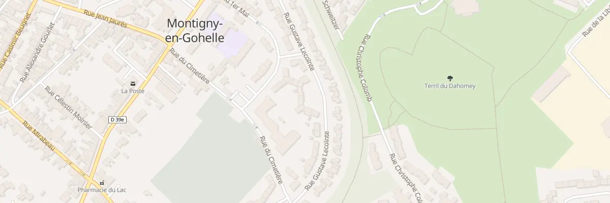 Plan du 38 Rue Gustave Lecointe à Montigny-en-Gohelle