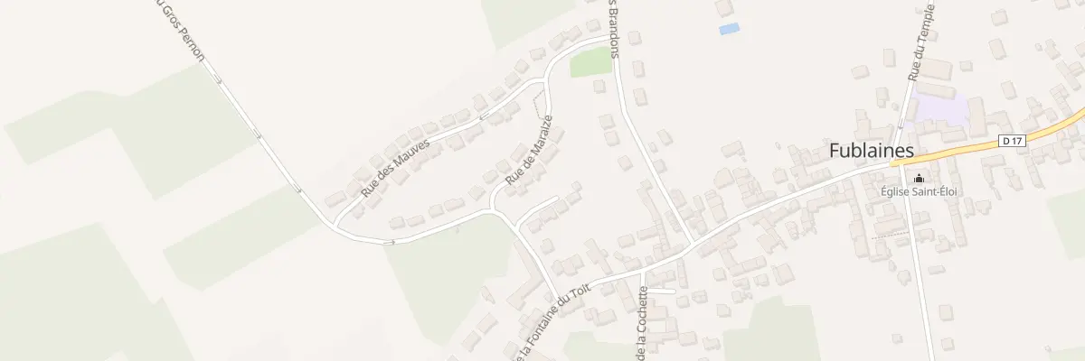 Plan du 5 Rue de la Maraize à Fublaines