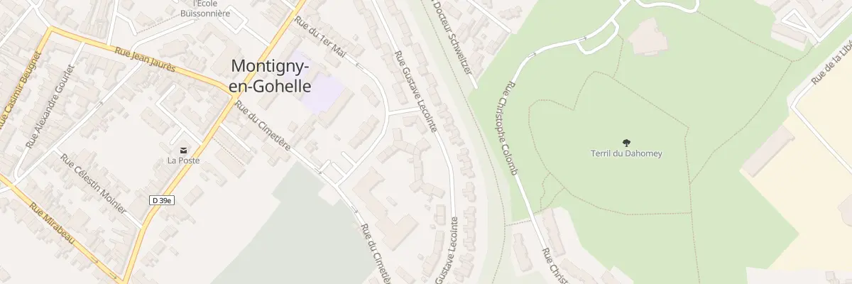 Plan du 32 Rue Gustave Lecointe à Montigny-en-Gohelle