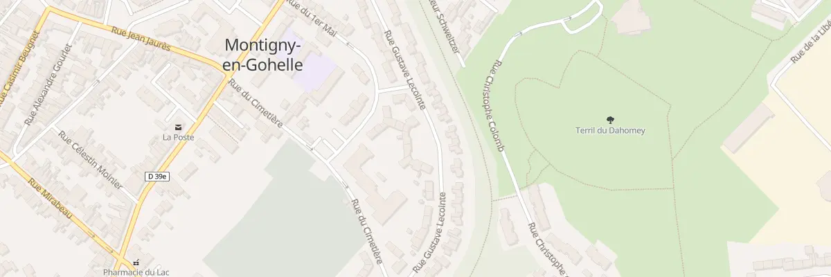 Plan du 36 Rue Gustave Lecointe à Montigny-en-Gohelle