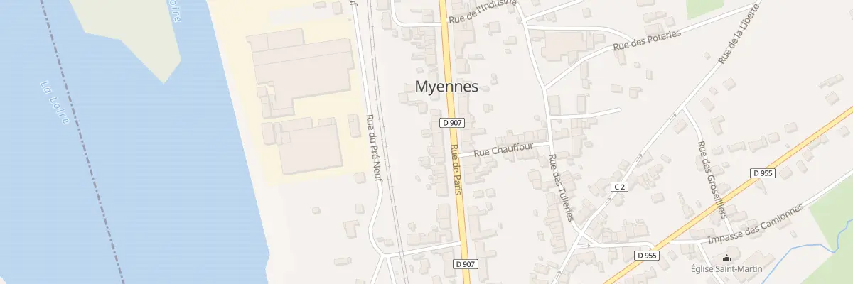 Plan du 39 Rue de Paris (Rn7) à Myennes