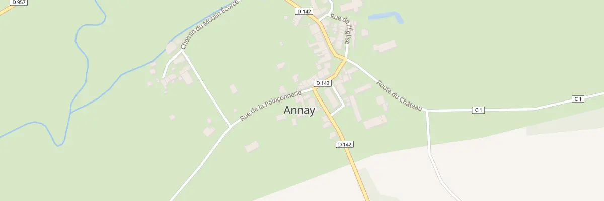 Plan du 17 Rue de la Poinconnerie à Annay