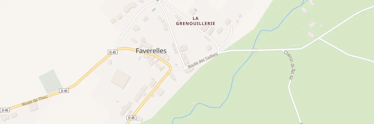 Plan du 2 Pl de l’Eglise à Faverelles
