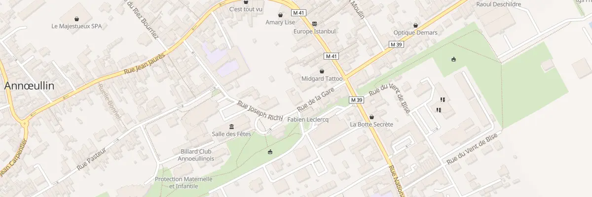 Plan du 2 Rue de la Gare à Annœullin