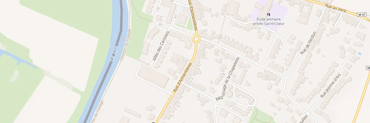 Plan du 3 Rue d’Armentières à Frelinghien