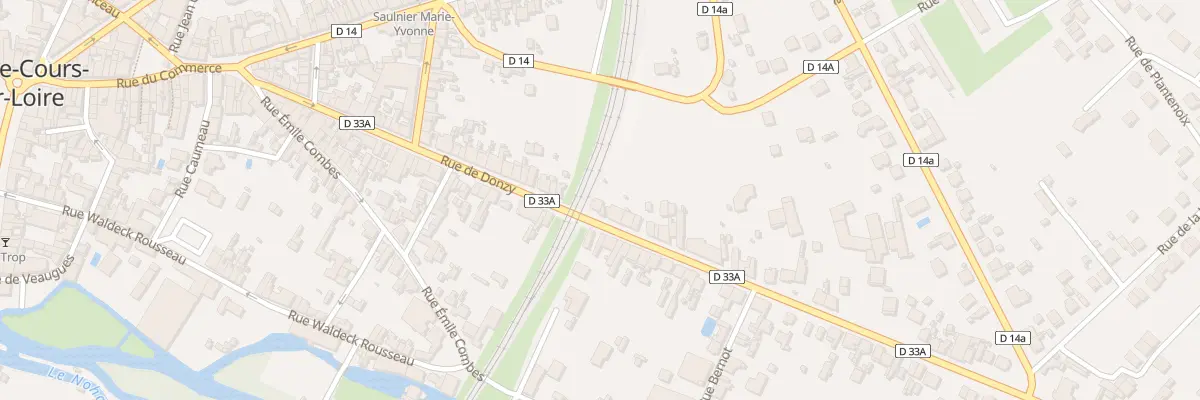 Plan du 65 Rue de Donzy à Cosne-Cours-sur-Loire