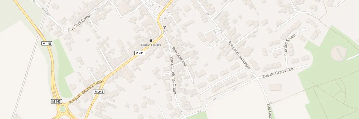Plan du 2 Rue Marceau à Wavrin