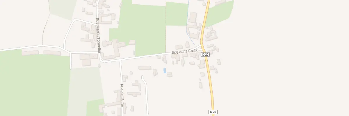 Plan du 7 Rue de la Croix à Haplincourt