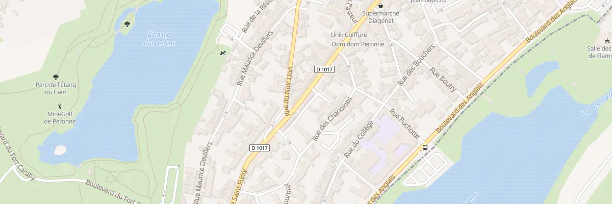Plan du 43 Rue Saint Fursy à Péronne
