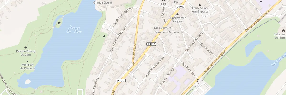 Plan du 46 Rue Saint Fursy à Péronne