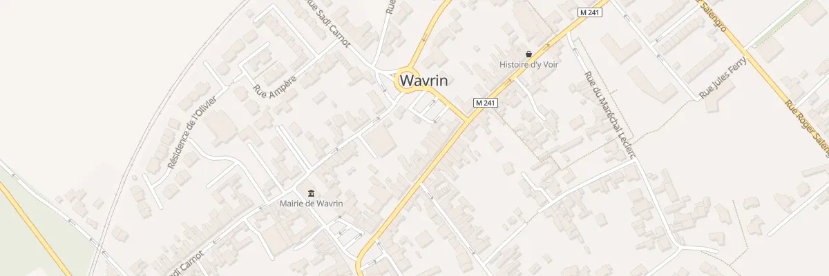 Plan du 25 Rue Achille Pinteaux à Wavrin