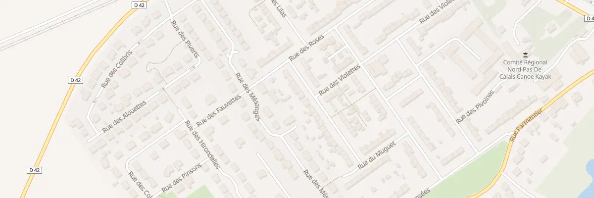 Plan du 25 Rue des Tulipes à Biache-Saint-Vaast