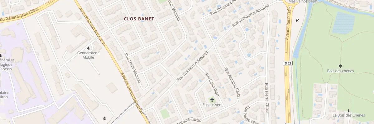 Plan du 27 Rue Guillaume Amarell à Perpignan