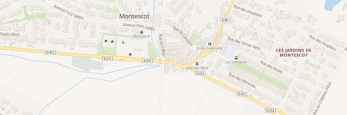 Plan du 34 Village à Montescot