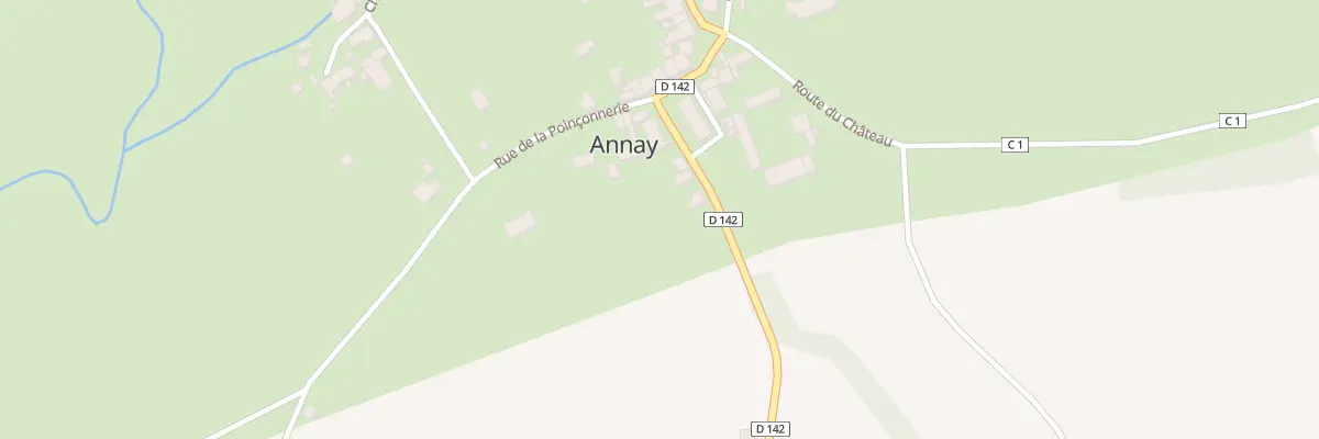 Plan du 2 Le Bourg à Annay