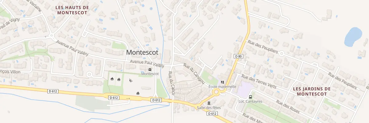 Plan du 24 Village à Montescot