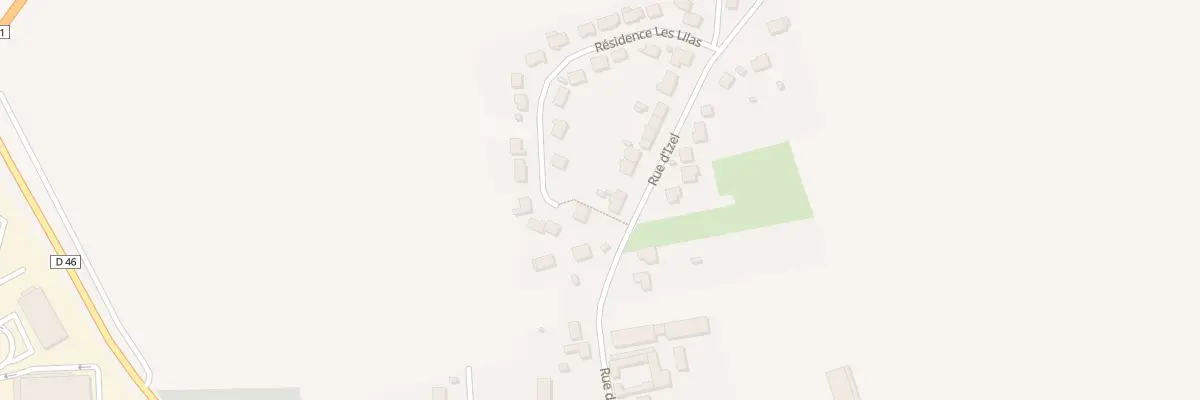 Plan du 10 Rue d’Izel à Fresnes-lès-Montauban