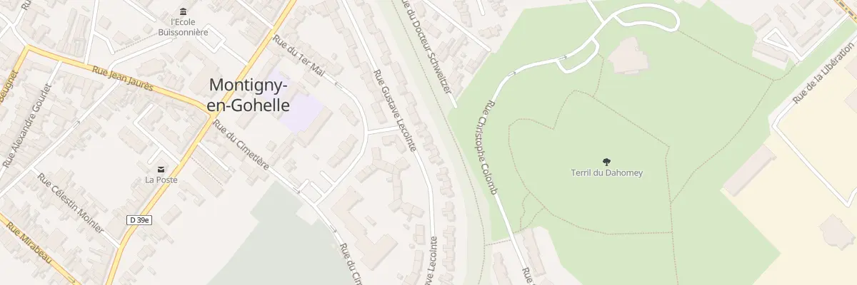 Plan du 35 Rue Gustave Lecointe à Montigny-en-Gohelle