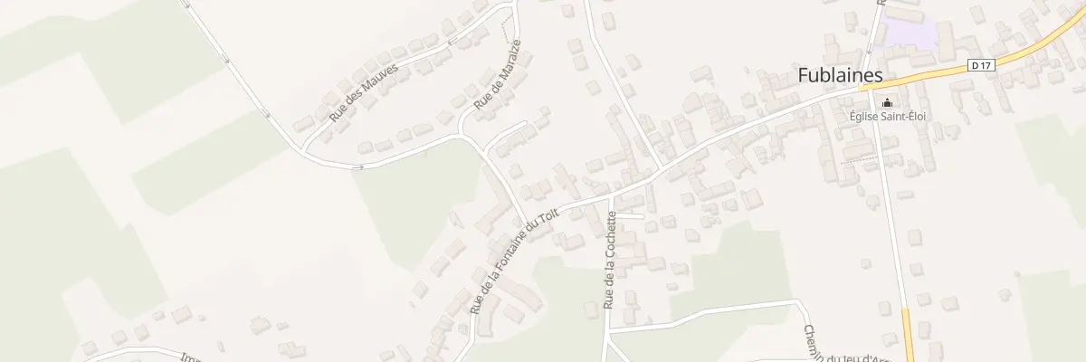 Plan du 62T Rue de la Fontaine du Toit à Fublaines