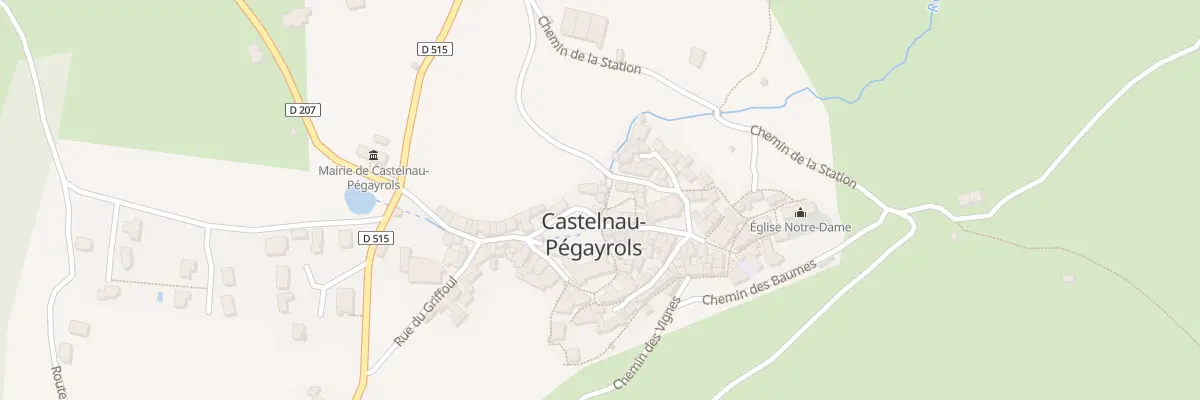Plan du 5293 Castelnau à Castelnau-Pégayrols