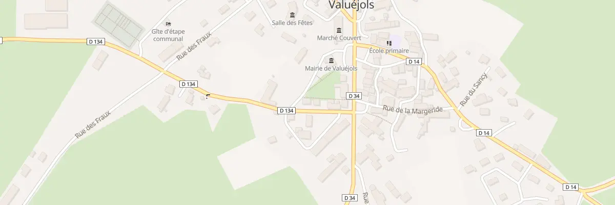Plan du 5030 Le Bourg à Valuéjols