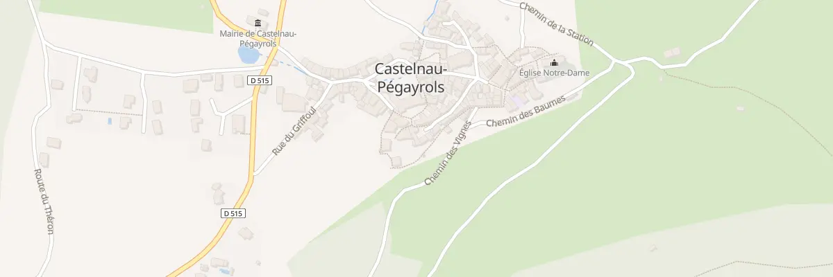 Plan du 5027 Castelnau à Castelnau-Pégayrols