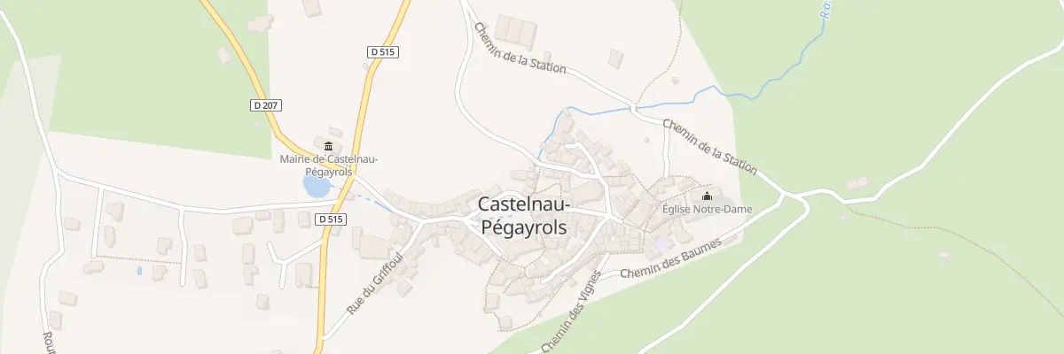 Plan du 5282 Castelnau à Castelnau-Pégayrols