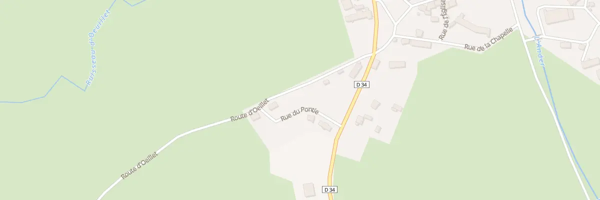 Plan du 6118 Rue du Pontie à Ussel