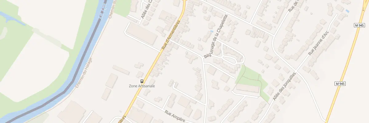 Plan du 74 Rue d’Armentières à Frelinghien