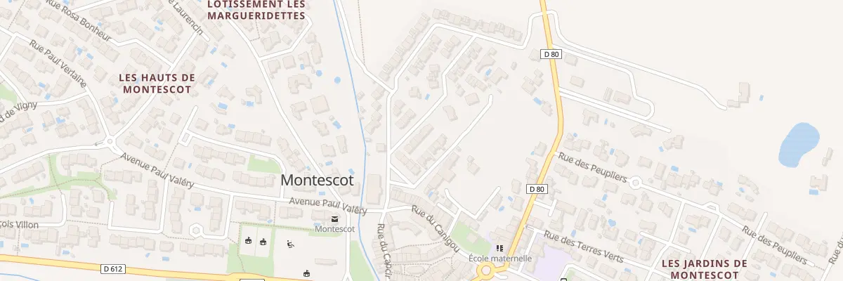 Plan du 6 Rue des Pinsons à Montescot