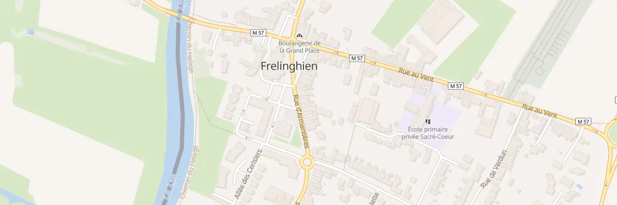 Plan du 6 Rue d’Armentières à Frelinghien