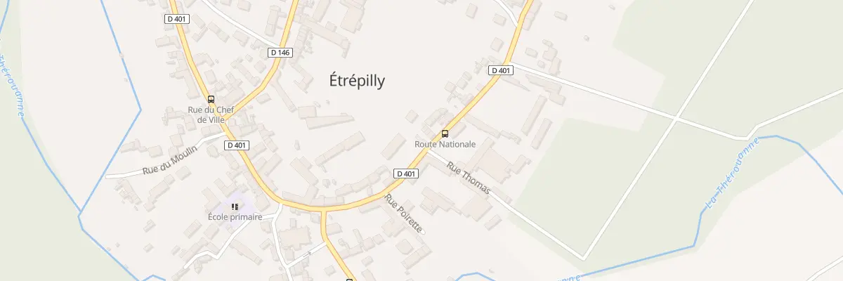 Plan du 13 Rue du Bout-monsieur à Étrépilly