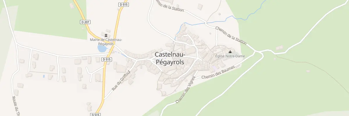 Plan du 5068 Castelnau à Castelnau-Pégayrols