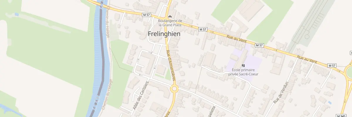 Plan du 10 Rue d’Armentières à Frelinghien