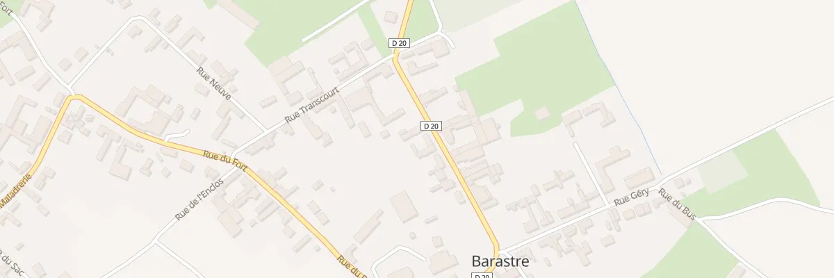 Plan du 7 Rue Goudemand à Barastre