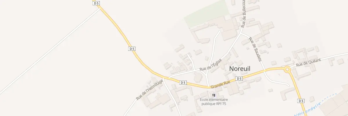 Plan du 3 Rue de l’Eglise à Noreuil