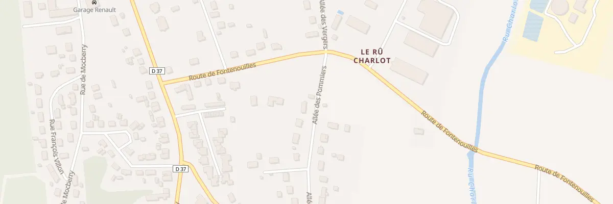 Plan du 94 All des Pommiers à Château-Renard